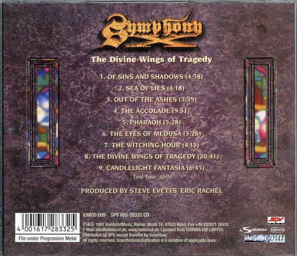 Symphony X - The Divine Wings Of Tragedy (CD)