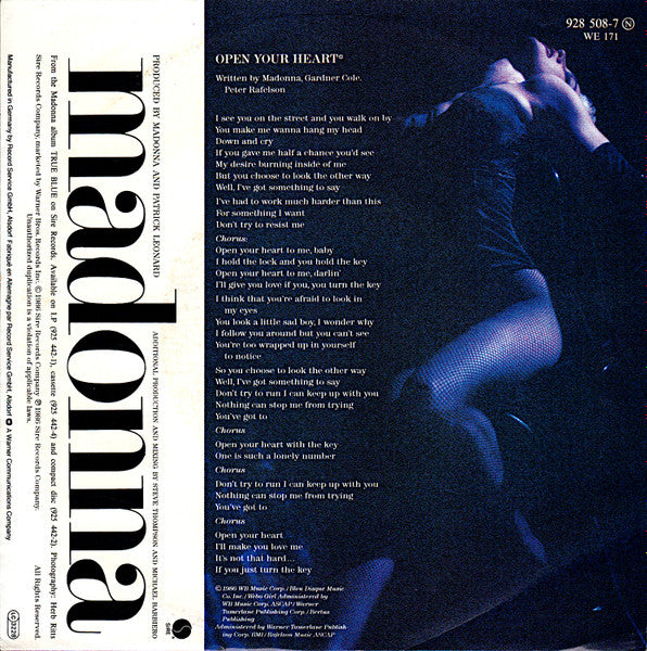 Madonna - Open Your Heart (7-inch Tweedehands)