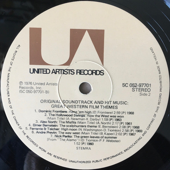 Various - Great Western Film Themes (LP Tweedehands)