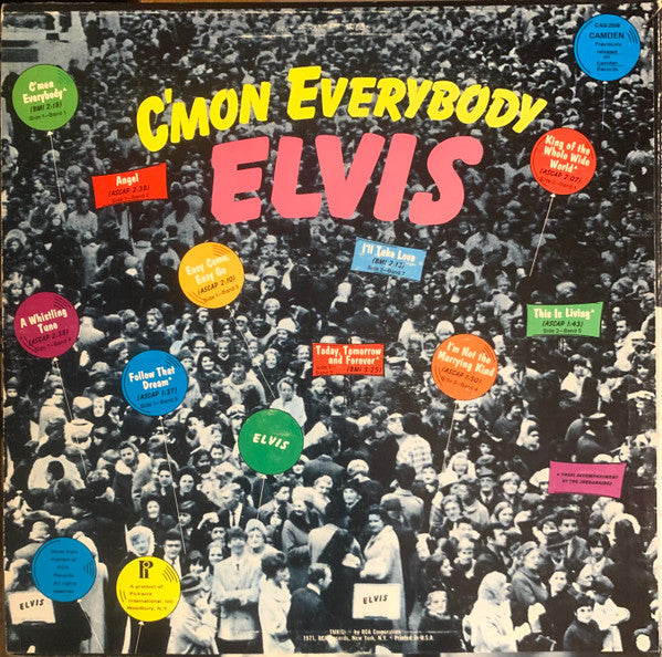 Elvis Presley - C'mon Everybody (LP Tweedehands)