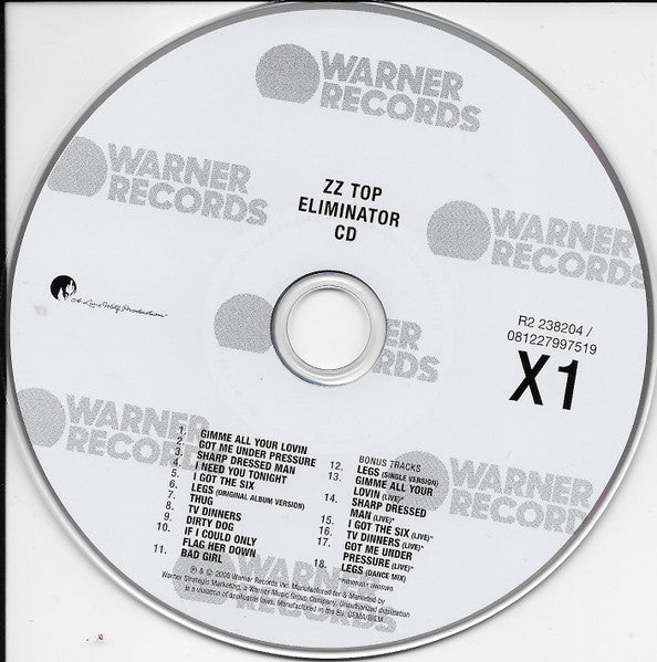 ZZ Top - Eliminator (CD Tweedehands)