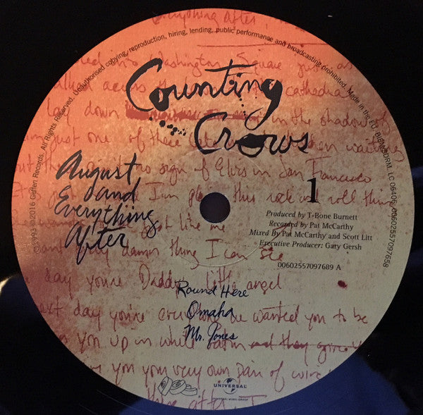Counting Crows - August And Everything After (LP) - Discords.nl