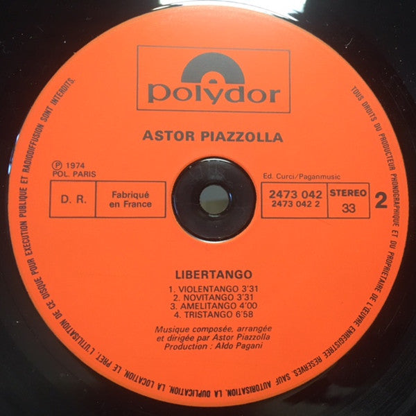 Astor Piazzolla - Libertango (LP Tweedehands) - Discords.nl