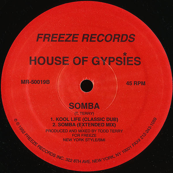 House Of Gypsies - Samba / Kool Life (12" Tweedehands)