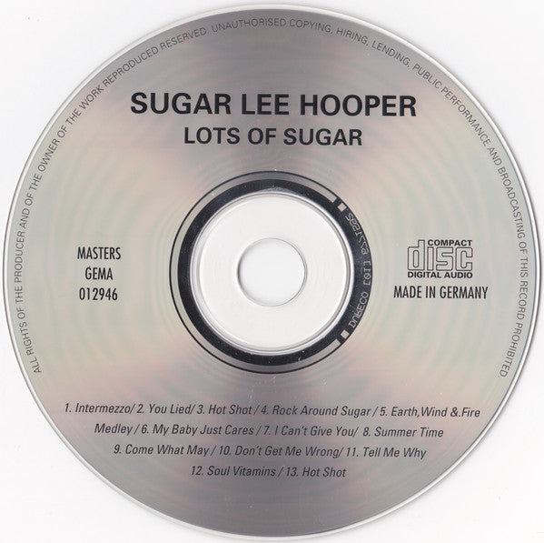 Sugar Lee Hooper - Lots Of Sugar (CD Tweedehands)