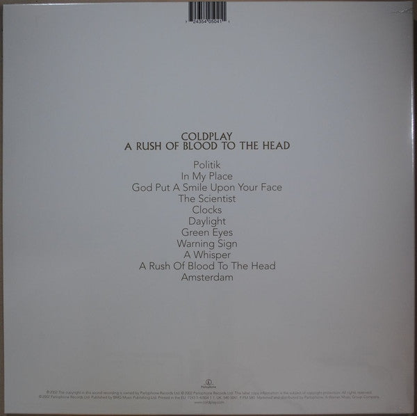 Coldplay - A Rush Of Blood To The Head (LP Tweedehands) - Discords.nl