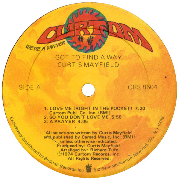 Curtis Mayfield - Got To Find A Way (LP Tweedehands) - Discords.nl