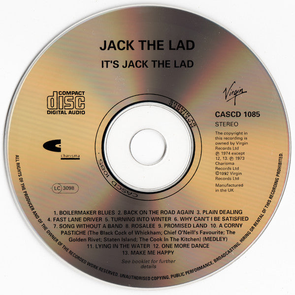 Jack The Lad - It's... Jack The Lad (CD Tweedehands)