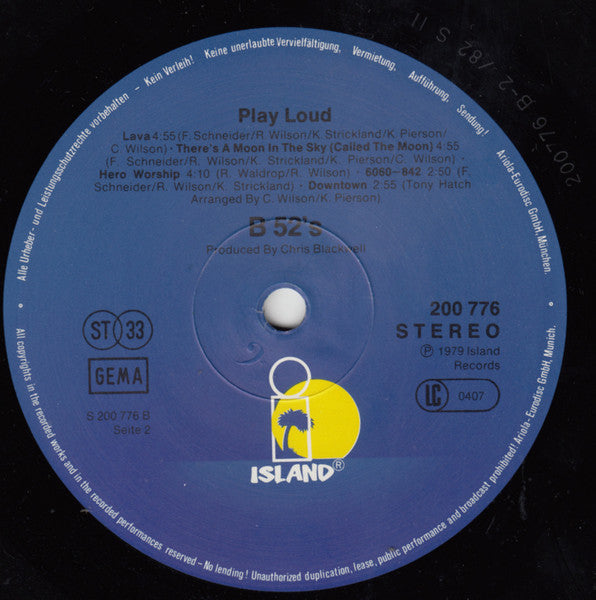 B-52's, The - The B-52's (LP Tweedehands) - Discords.nl