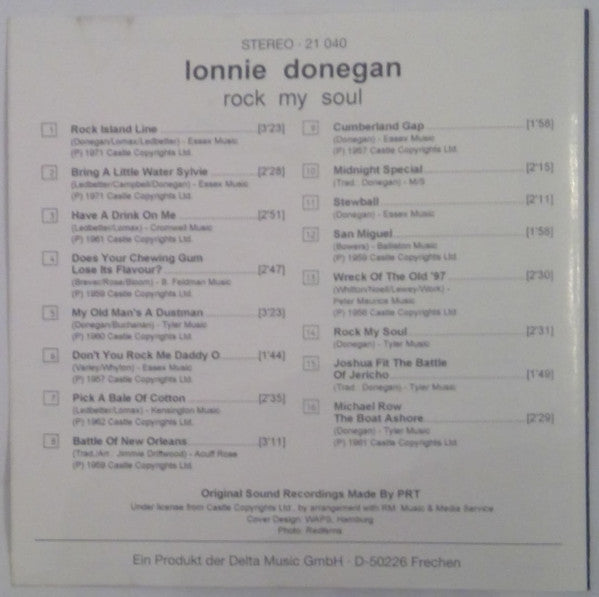 Lonnie Donegan - Rock My Soul (CD) - Discords.nl