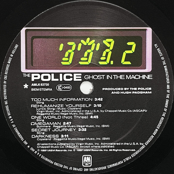 Police, The - Ghost In The Machine (LP Tweedehands)