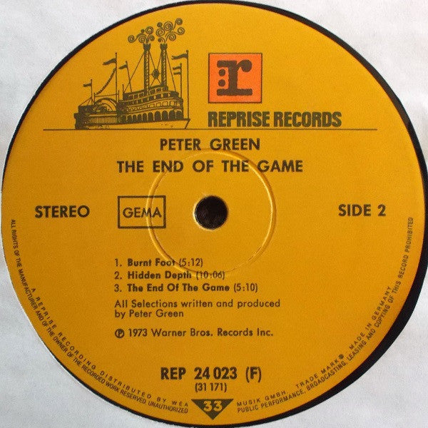 Peter Green - The End Of The Game (LP Tweedehands)