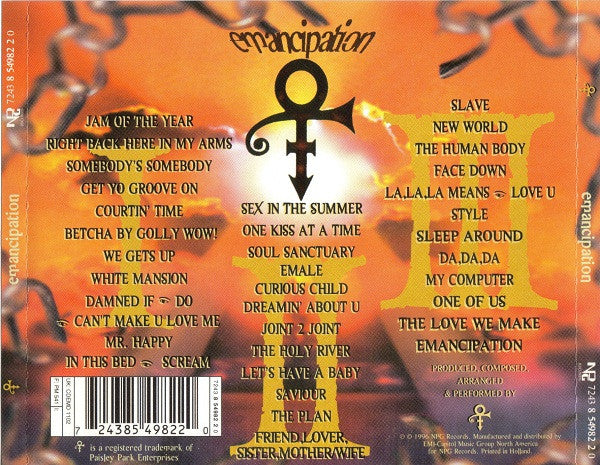 Artist (Formerly Known As Prince), The - Emancipation (CD Tweedehands)