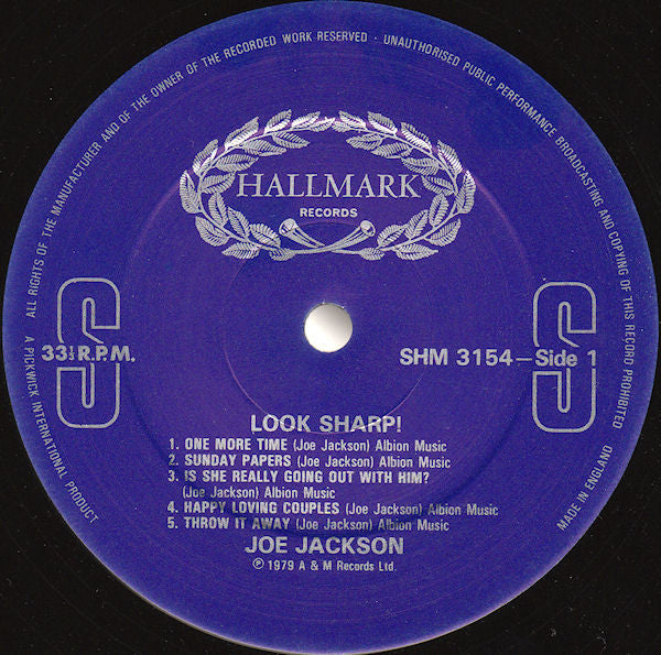 Joe Jackson - Look Sharp! (LP Tweedehands) - Discords.nl