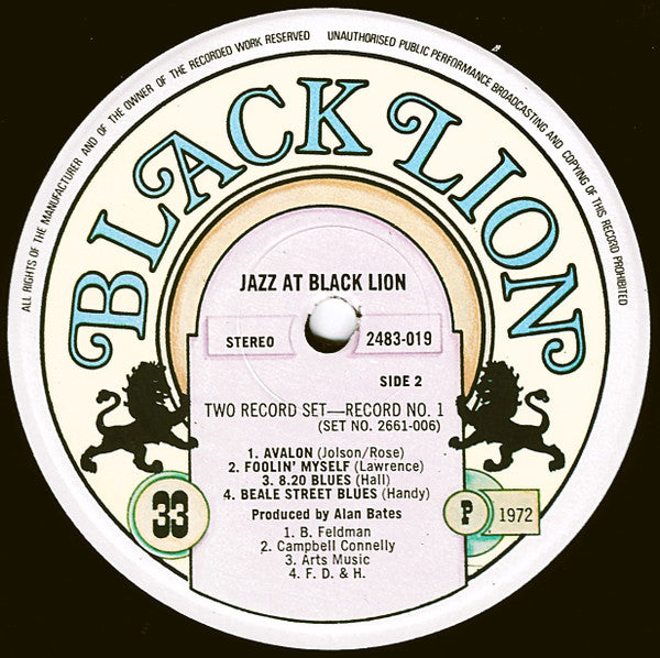 Various - Jazz At Black Lion (LP Tweedehands)