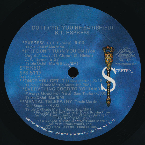 B.T. Express - Do It ('Til You're Satisfied) (LP Tweedehands)