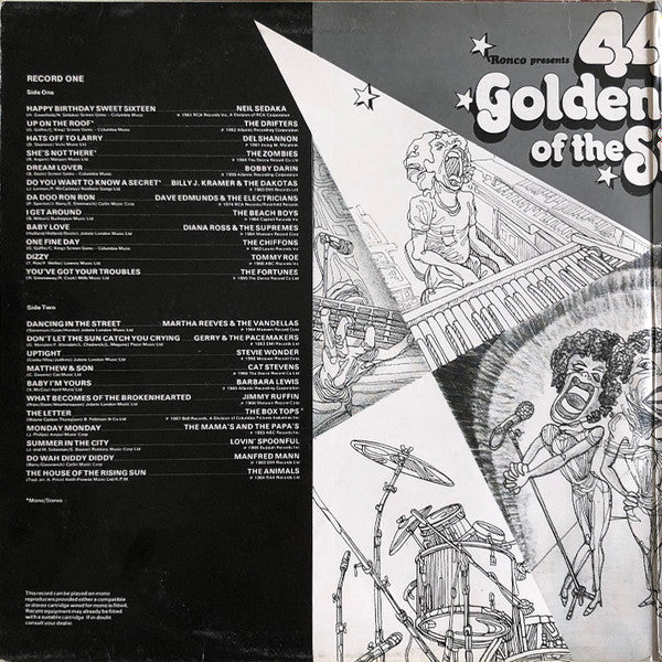 Various - 44 Golden Hits Of The Sixties (LP Tweedehands)