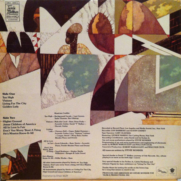 Stevie Wonder - Innervisions (LP Tweedehands)