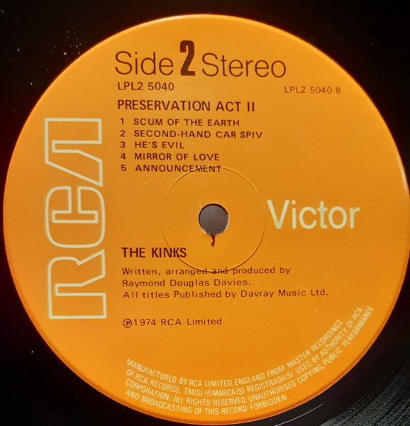 Kinks, The - Preservation Act 2 (LP Tweedehands)