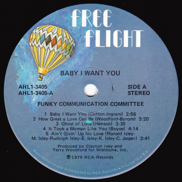Funky Communication Committee - Baby I Want You (LP Tweedehands)