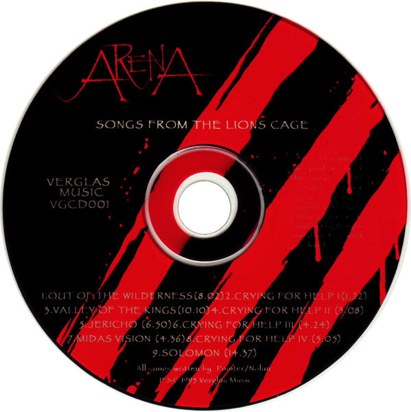 Arena (11) - Songs From The Lions Cage (CD)