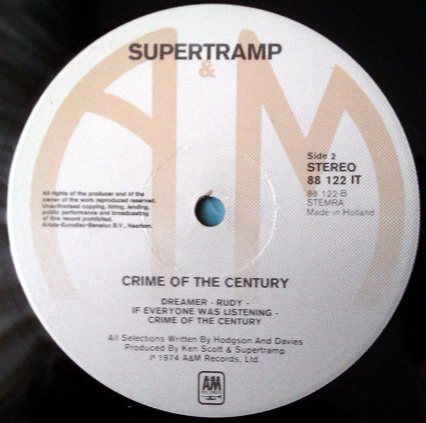 Supertramp - Crime Of The Century (LP Tweedehands)