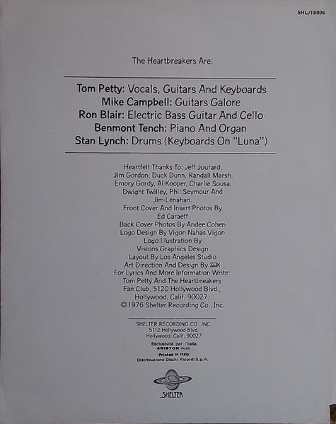 Tom Petty And The Heartbreakers - Tom Petty And The Heartbreakers (LP Tweedehands)