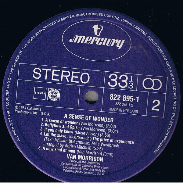 Van Morrison - A Sense Of Wonder (LP Tweedehands)