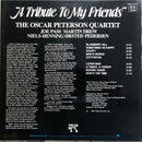 Oscar Peterson Quartet, The, Joe Pass, Martin Drew, Niels-Henning Ørsted Pedersen - "A Tribute To My Friends" (LP Tweedehands)