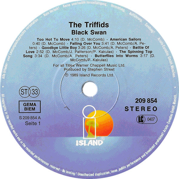 Triffids, The - The Triffids Present The Black Swan (LP Tweedehands) - Discords.nl