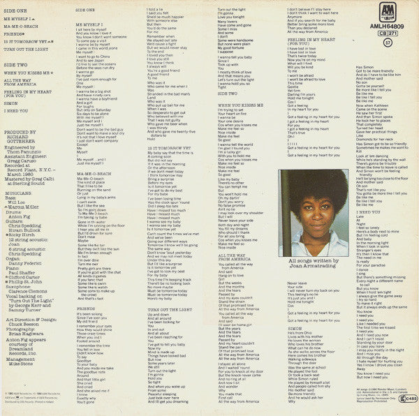 Joan Armatrading - Me Myself I (LP Tweedehands)