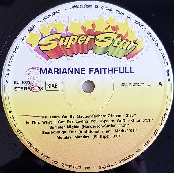 Marianne Faithfull - Marianne Faithfull (LP Tweedehands) - Discords.nl