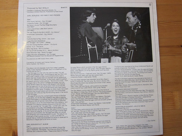 Various - Earl Scruggs Performing With His Family And Friends (LP Tweedehands) - Discords.nl