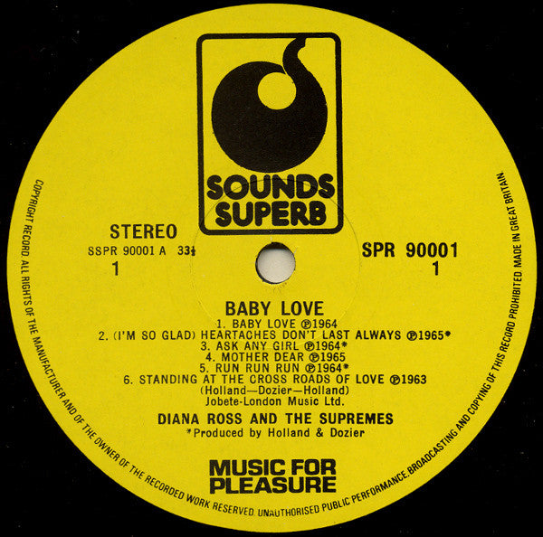 Supremes, The - Baby Love (LP Tweedehands)