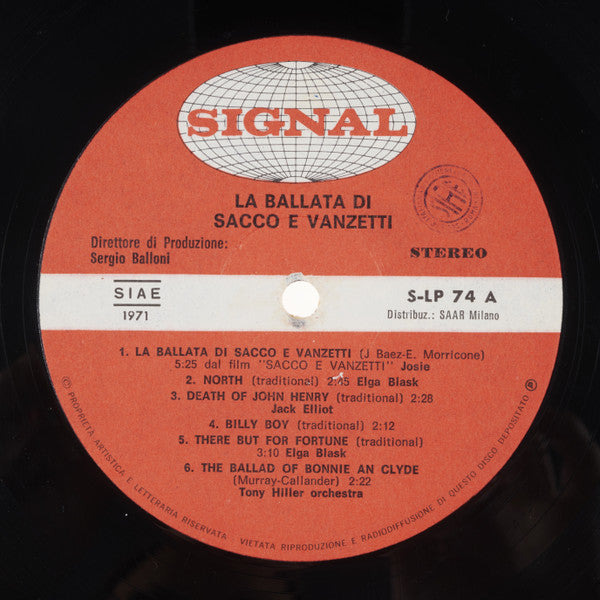 Various - La Ballata Di Sacco E Vanzetti (LP Tweedehands) - Discords.nl