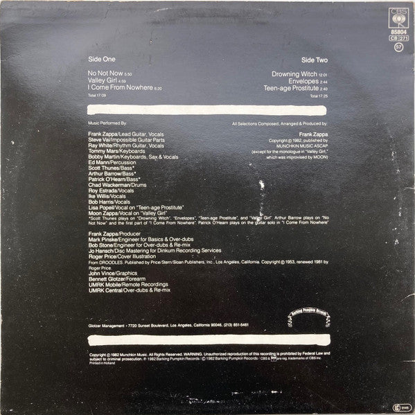Frank Zappa - Ship Arriving Too Late To Save A Drowning Witch (LP Tweedehands) - Discords.nl