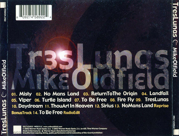 Mike Oldfield - Tr3s Lunas (CD)