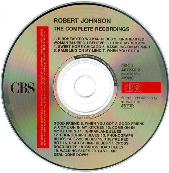 Robert Johnson - The Complete Recordings (CD)