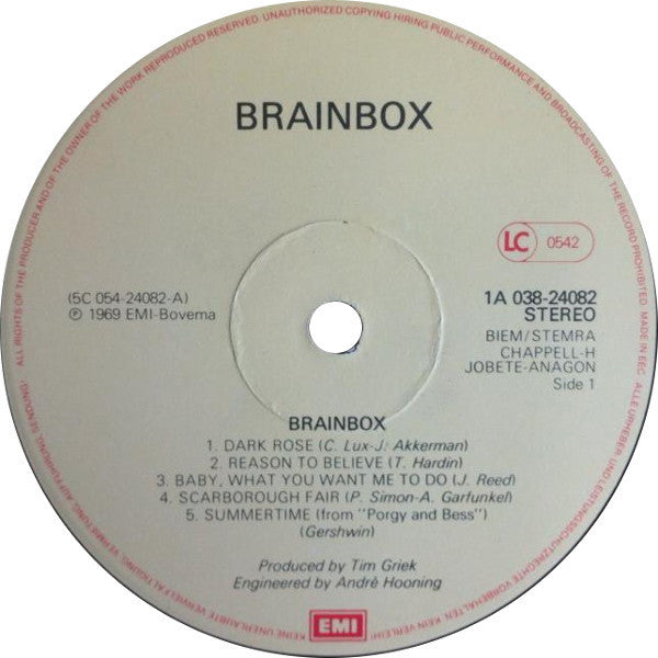 Brainbox - Brainbox (LP Tweedehands)