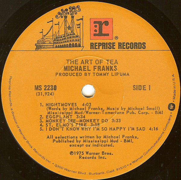 Michael Franks - The Art Of Tea (LP Tweedehands)
