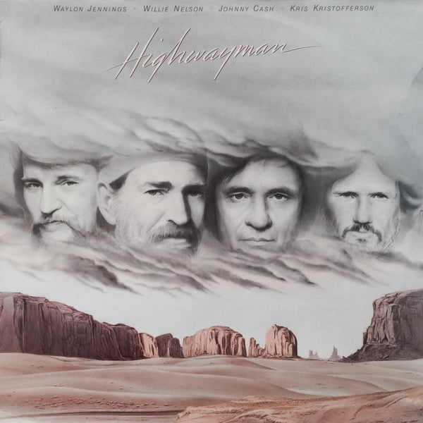 Waylon Jennings ◇ Willie Nelson ◇ Johnny Cash ◇ Kris Kristofferson - Highwayman (LP Tweedehands)