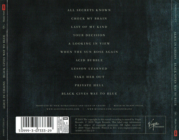 Alice In Chains - Black Gives Way To Blue (CD Tweedehands)