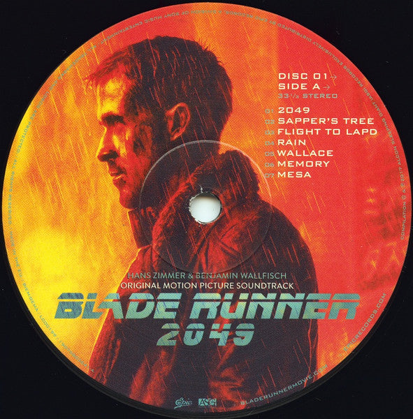 Hans Zimmer & Benjamin Wallfisch - Blade Runner 2049 (Original Motion Picture Soundtrack) (LP)