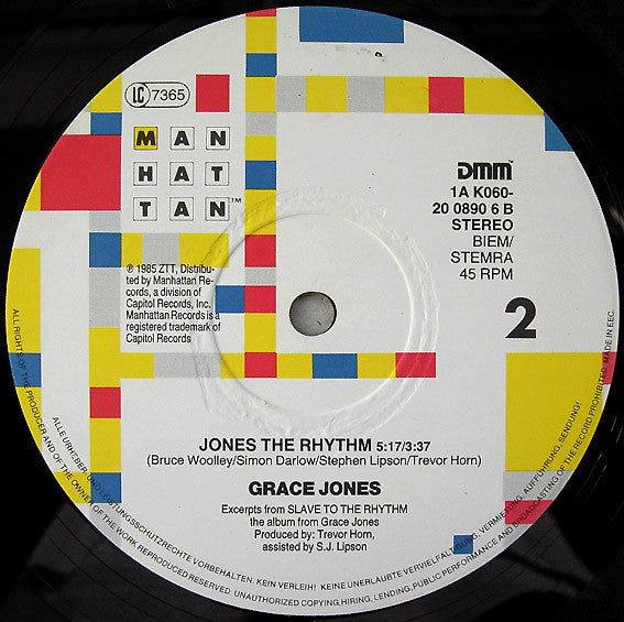 Grace Jones - Slave To The Rhythm (LP Tweedehands)