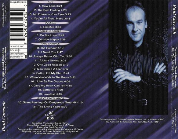 Paul Carrack - Twenty-One Good Reasons: The Paul Carrack Collection (CD)