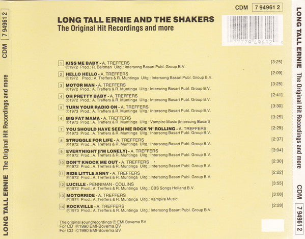 Long Tall Ernie And The Shakers - The Original Hit Recordings And More (CD)