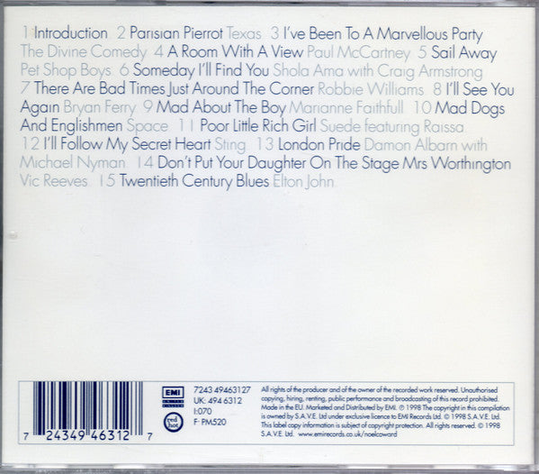 Various - Twentieth Century Blues - The Songs Of Noël Coward (CD Tweedehands)
