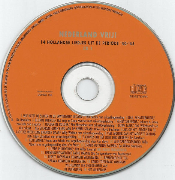 Various - Nederland Vrij! (CD Tweedehands)