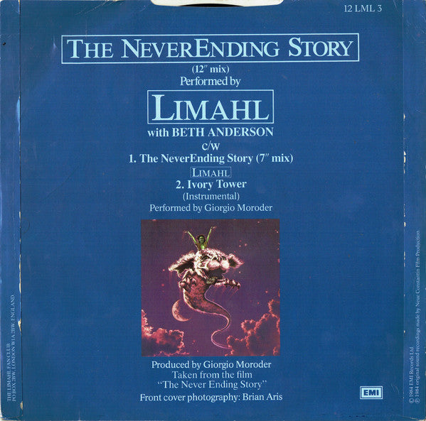Limahl - The NeverEnding Story (12" Tweedehands)