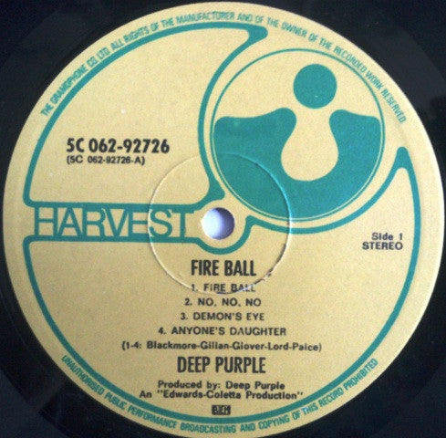 Deep Purple - Fire Ball (LP Tweedehands) - Discords.nl